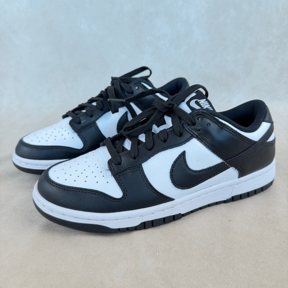 Nike Dunk Low Panda White Black Women’s 8.5 / Men’s 7 DD1503-101 - Picture 9 of 11